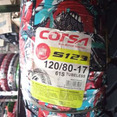 Ban Luar Corsa 120/80-17 S 123 Tubeless