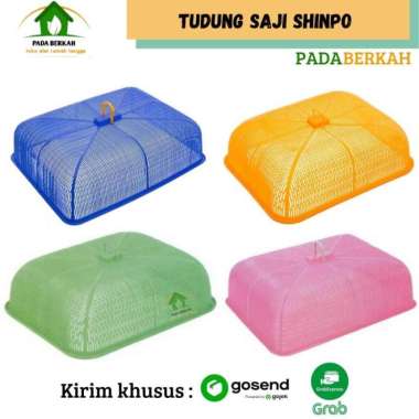 Tudung Saji Tutup Saji Penutup Makanan Tutup Sayur Segi Besar Shinpo Hijau Medium