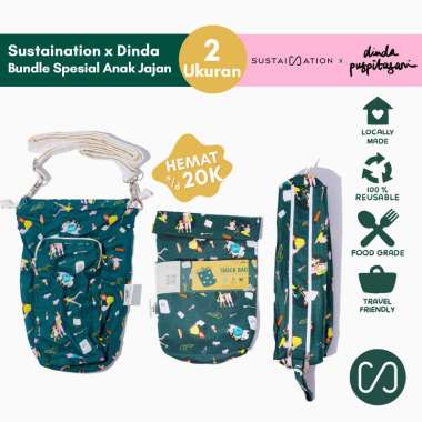 Sustaination x Dinda Bundle Spesial Anak Jajan (2-3 pcs) Small
