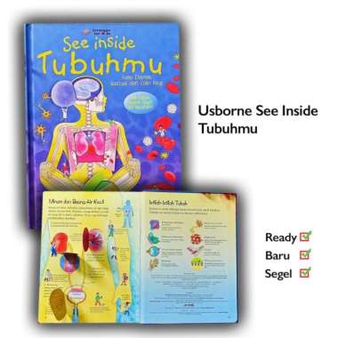 Buku See Inside Tubuhmu Terjemahan Usborne Bahasa Indonesia Erlangga