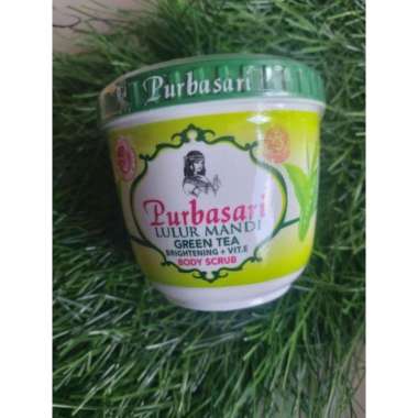 Purbasari Lulur Mandi BESAR 235g Green tea besar