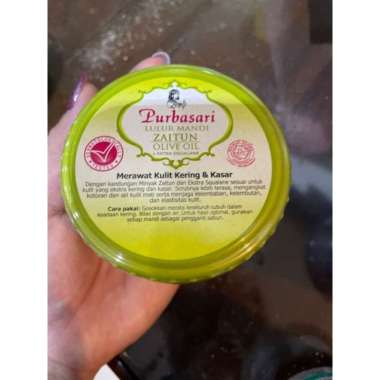 Purbasari Lulur Mandi BESAR 235g Zaitun 100 gr kecil