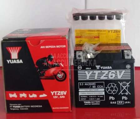 Aki kering Yuasa ytz6v VArio 125 Satria Fu Honda CB150R CBR 150 Multicolor