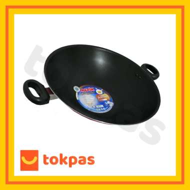 Maxim Valentino Wok Wajan Teflon Anti Lengket Ukuran 30cm