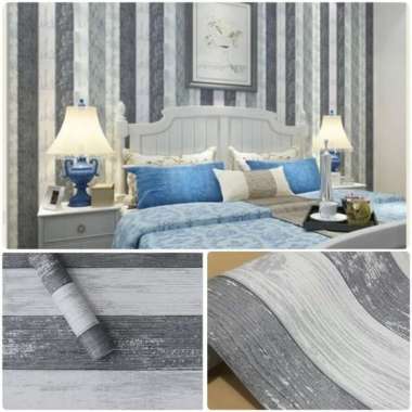 WALLPAPER STIKER DINDING KAYU VINTAGE