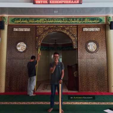 Mihrab Masjid dan Musholla | Mihrab Kayu Jati | Interior Masjid