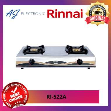 KOMPOR GAS RINNAI RI-522A / RI522A , KOMPOR GAS 2 TUNGKU Multicolor