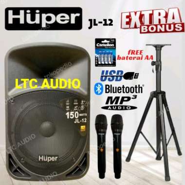 Promo Terbatas !!!!! Speaker Portable Huper Jl-12 Original 12 Inc / Huper Jl12 / Jl 12 Multicolor