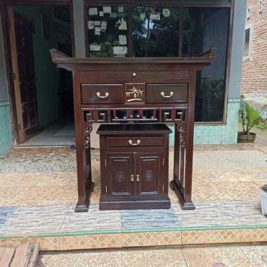 MEJA SEMBAYANG ALTAR KAYU JATI