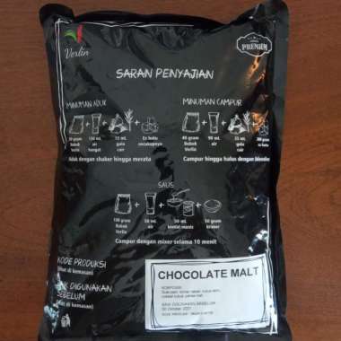 Verlin powder drink chocolatemalt 1kg verlin bubuk minuman cokelat malt 1kg chocolate malt verlin 1k