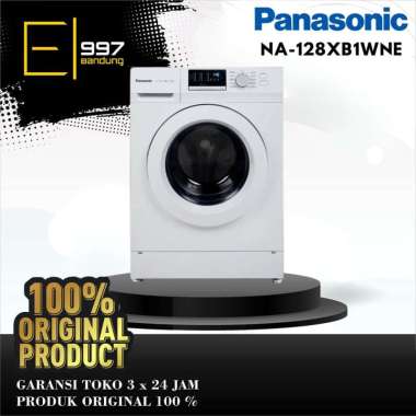 PANASONIC Mesin Cuci NA 128XB1WNE / NA128XB1WNE Front Load 8 Kg -