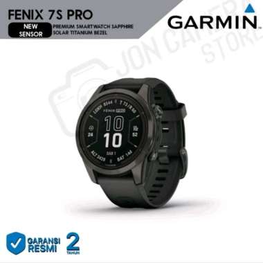GARMIN FENIX 7s Pro Sapphire Solar Premium Smartwatch Garansi Resmi CARBON GRAY