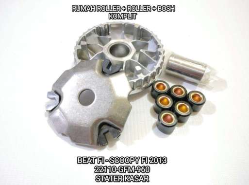 RUMAH ROLLER BEAT SCOOPY FI GFM KOMPLIT ROLLER GRADE SUPER