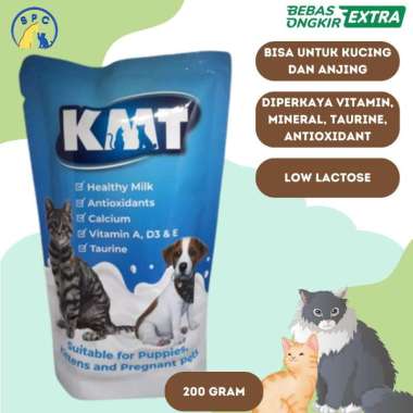 Susu Hewan Colostrum Replacer KMT Milk Replacer Kitten Puppy Kucing 250