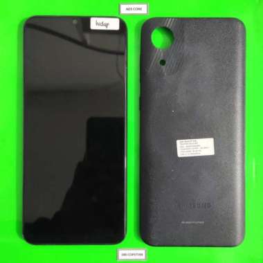 LCD FULLSET PLUS FRAME BAZEL BACKDOOR SAMSUNG A03 CORE ORI COPOTAN