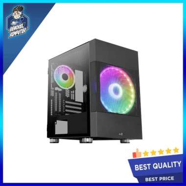 CASING PC AEROCOOL ATOMIC G-V2 BLACK 2 FAN RGB