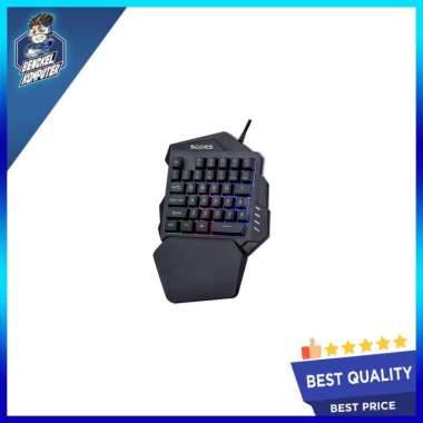 KEYBOARD SADES REVOLVER SINGLE HANDED HITAM