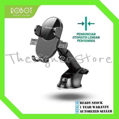 Car Holder ROBOT RT-CH20 Holder HP Mobil Rotatable For Smartphone