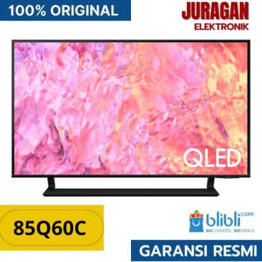 Led TV 85 Inch Samsung 85Q60C QA85Q60CAKXXD QLED Smart Google Tv