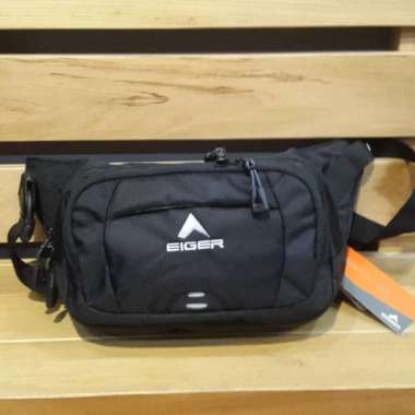 TAS SALEMPANG EIGER 4105 WALLRUN BLK TAS WAIST BAG EIGER