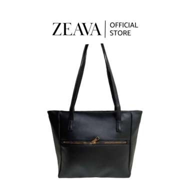 [ZEAVA] Berlly Tote Bag - Tas Bahu Wanita/Tote Bag Fashion Hitam