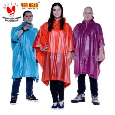 JAS HUJAN PONCHO TIGER HEAD 68205