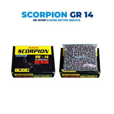 Mimis A&amp;N Scorpion 14grain Cal 4.5 1Box - RR SPORT Packing Bublewrap