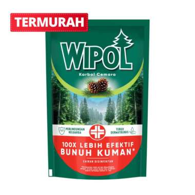 Wipol Cemara Pembersih Lantai Pouch 750 ml