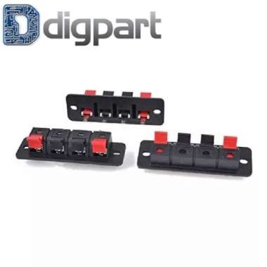 Terminal Soket Jek Output Speaker Amplifier 4 Pin