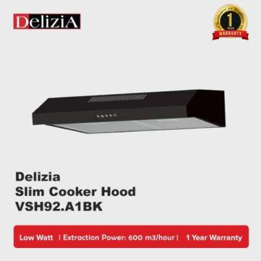 Delizia VSH92A1BK Cooker Hood