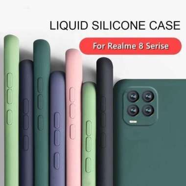 Soft Case Oppo Realme 8 + Pro Silikon Candy Macaron Bludru Ungu - Realme 8 / Pro