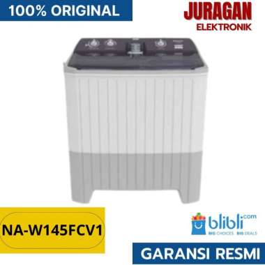 Mesin Cuci Panasonic 2 Tabung NA-W145FCV1 14.5 Kg Low Watt