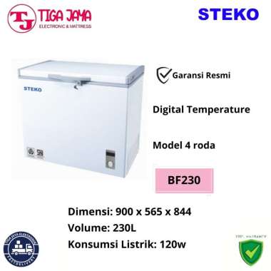 Steko Chest Freezer BF230 230L - Lemari Pembeku 230 Liter