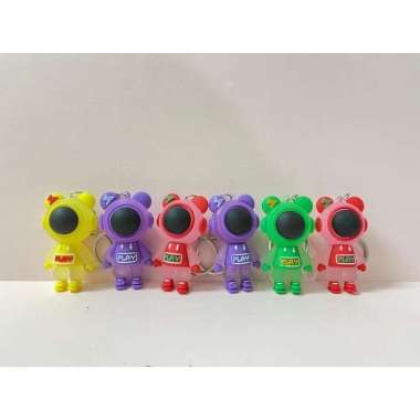 GANTUNGAN KUNCI JUMBO KARAKTER KARTUN LUCU UNIK GANCI PLAYGLOWINDARK