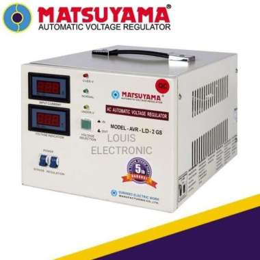 Stabilizer MATSUYAMA 2000 Watt Stavolt Stabilizer 2kva AVR LD 2GS