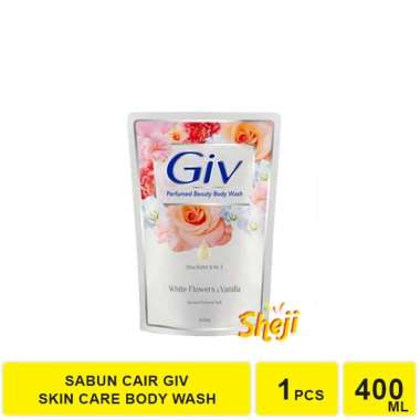 SABUN CAIR GIV 400 ML GIV WHITE FLOWER 400ML