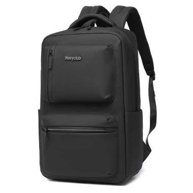 Navy Club Tas Ransel Laptop FHCJ - Backpack Daypack Up to 15 Inch Tas Pria Wanita Black
