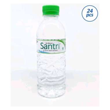 Santri Air Mineral Botol 330 ml - 1 Dus Isi 24
