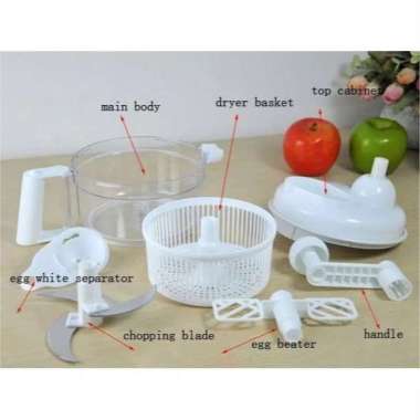 Blender Manual Super Mixer Pemotong Sayuran Chopper Mixer 9 in 1