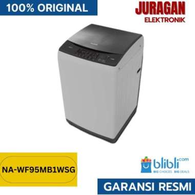 PANASONIC MESIN CUCI 1 TABUNG NA F95MB1WSG / NA- F95MB1WSG / 9KG