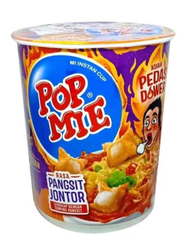 Promo Harga Indomie Pop Mie Instan Kuah Pedes Dower Ayam 75 gr - Blibli