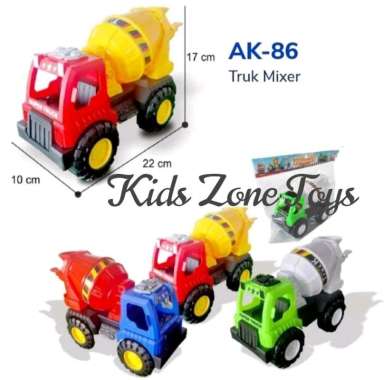 Mainan DIY Truck Construction Car Mobil Truk Assemble Rakit Bongkar Box