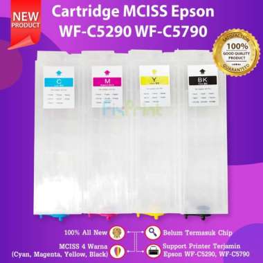 New Cartridge Mciss Wf-C5290 Wf-C5790 Refillable C5290 Wf C5790 C5390 Diskon