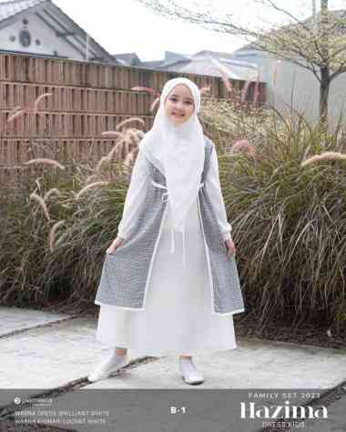 GAMIS HAZIMA ANAK XS B1 - BRILIANT WHITE
