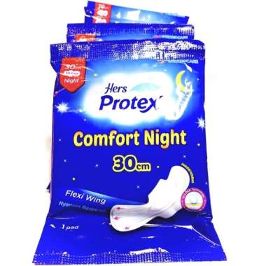 Pembalut Hers Protex 30 cm Comfort Night Wing