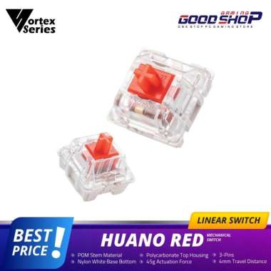VortexSeries Huano Red (Linear 3-Pins Switch) 1 Pcs