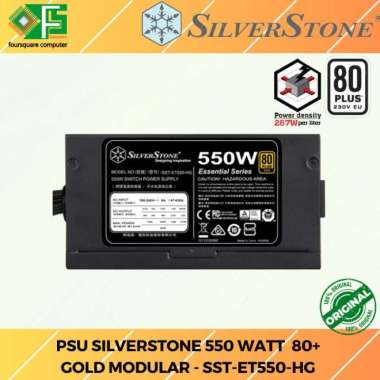 PSU SILVERSTONE 550 Watt 80+ Gold Modular SST-ET550-HG | Power Supply