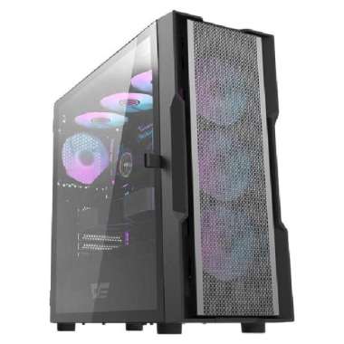 Casing PC ATX Darkflash DK431 +4x ARGB Fan | CPU Case ATX Hitam