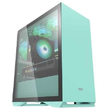 Casing PC M-ATX Darkflash DLM22 | CPU Case Micro ATX Neo Green