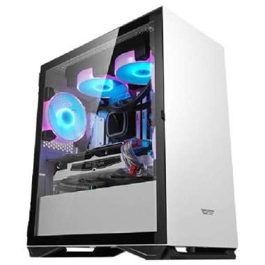 Casing PC M-ATX Darkflash DLM22 | CPU Case Micro ATX Putih